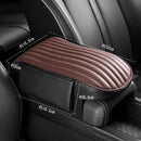 Jetta LuxComfort™ - Apoio de Braço Em Couro com Bolsos Laterais Automotivo [ESQUENTA BLACK]